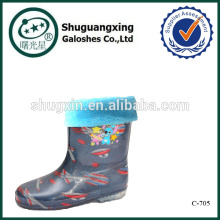 zapatos de colores lluvia arranque rainboot C-705